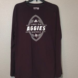 Texas A&M long sleeve football shirt